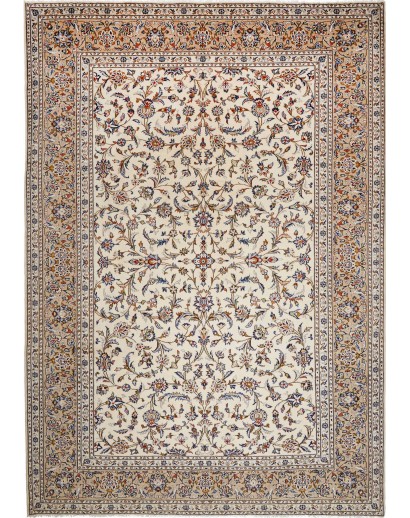 Tappeto Kashan Persia beige marrone 258x367