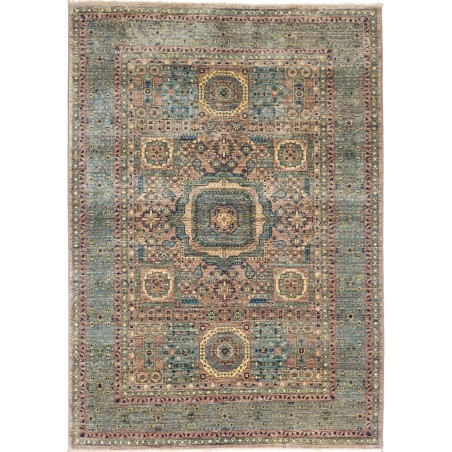 Tappeto Mamlouk Pakistan bianco grigio 127x183