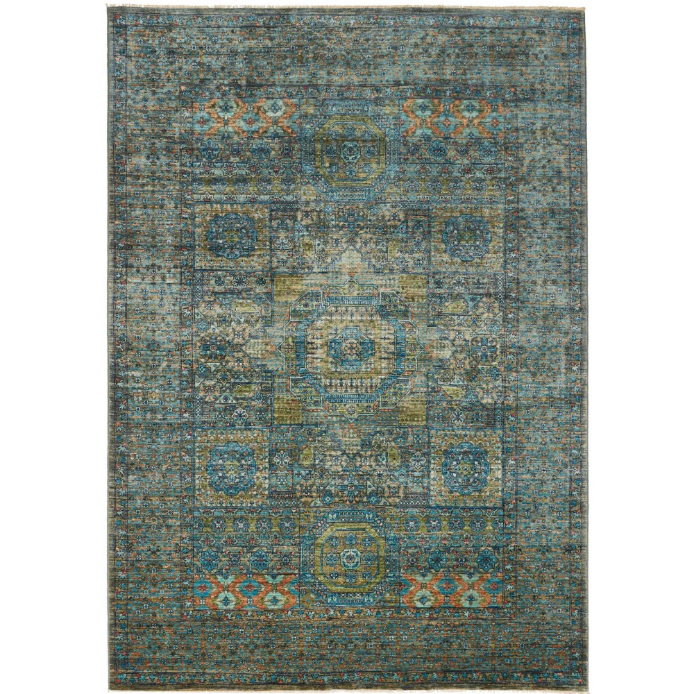 Tappeto Mamlouk Pakistan azzurro 168x240
