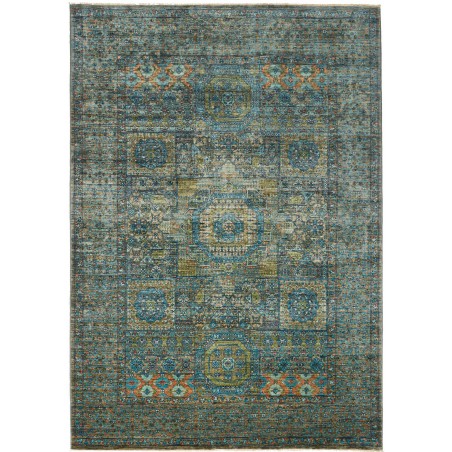 Tappeto Mamlouk Pakistan azzurro 168x240