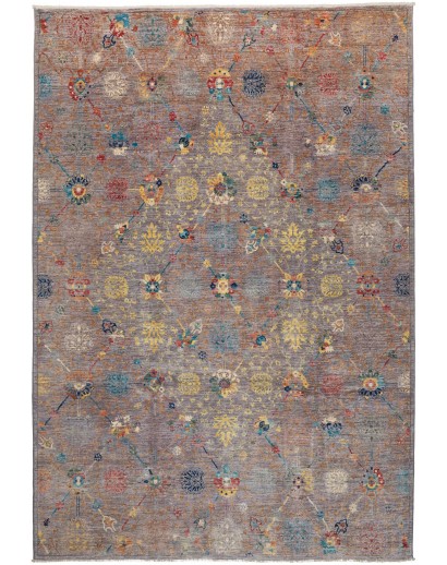 Tappeto Shahi Fine Pakistan bianco grigio 201x292