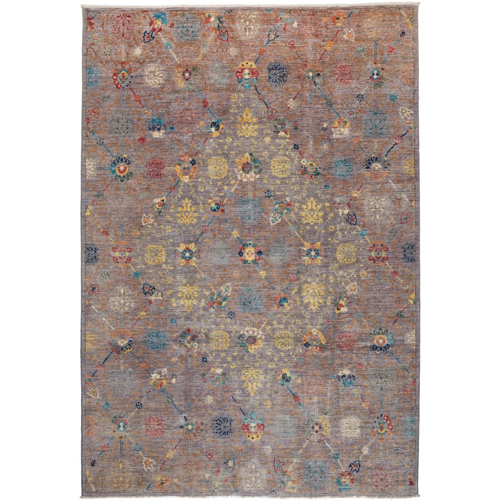 Tappeto Shahi Fine Pakistan bianco grigio 201x292
