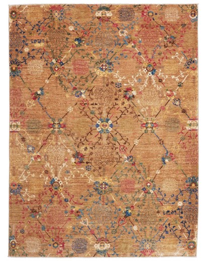 Tappeto Shahi Fine Pakistan arancione grigio 170x233