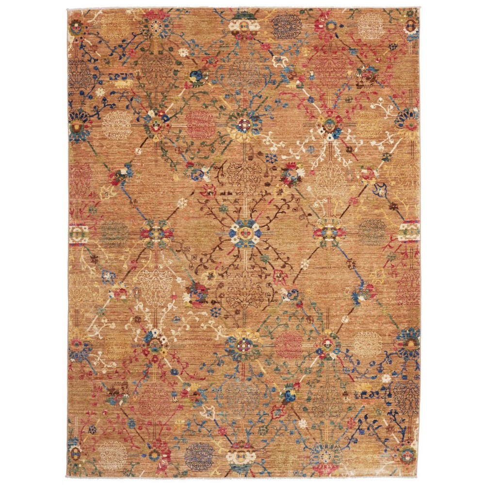 Tappeto Shahi Fine Pakistan arancione grigio 170x233