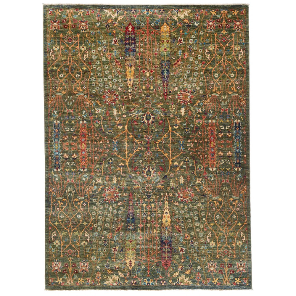 Tappeto Shahi Fine Pakistan azzurro marrone 171x238