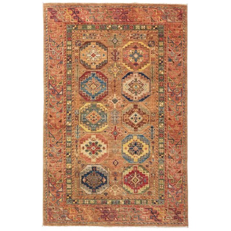 Tappeto Tribal Pakistan arancione 122x190