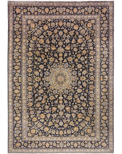Tappeto Kashan Persia marrone grigio 258x375