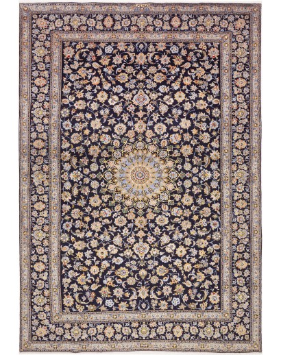 Tappeto Kashan Persia marrone grigio 255x370