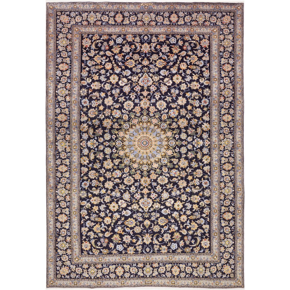 Tappeto Kashan Persia marrone grigio 255x370