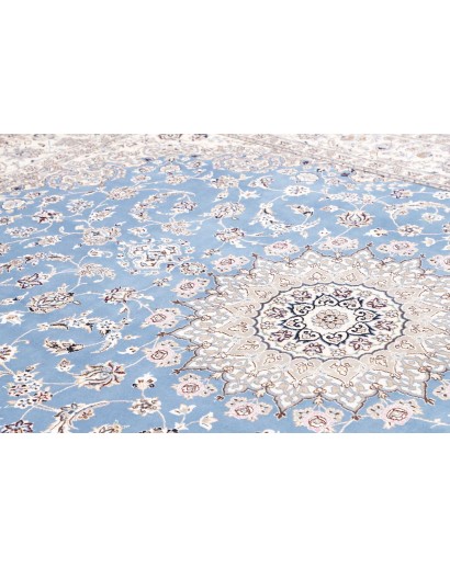 Tappeto Nain 9La Persia bianco grigio 250x348