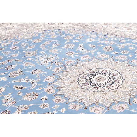 Tappeto Nain 9La Persia bianco grigio 250x348