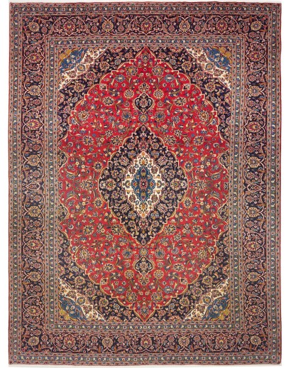Tappeto Ardakan Persia marrone giallo 303x405