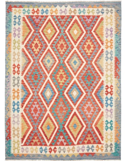 Tappeto Kilim Afghanistan beige marrone 178x241