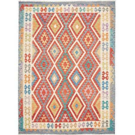 Tappeto Kilim Afghanistan beige marrone 178x241