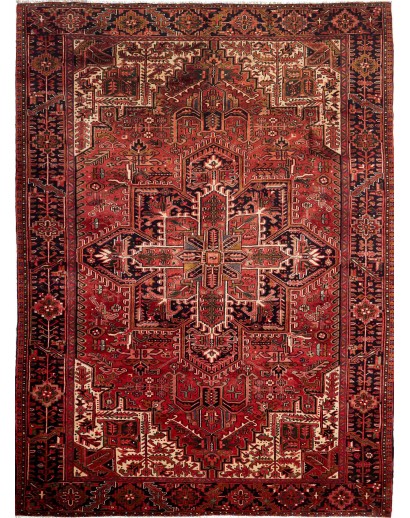 Tappeto Gorawan Persia marrone arancione 258x352