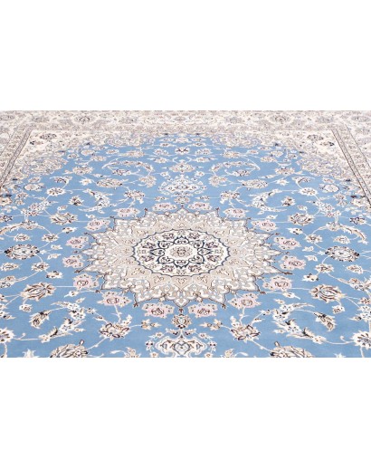 Tappeto Nain 9La Persia bianco grigio 250x348