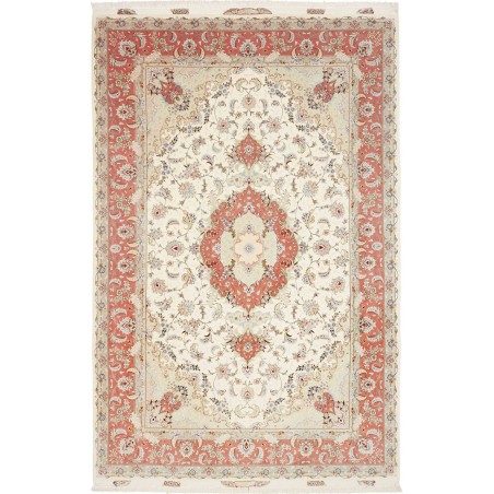 Tappeto Tabriz 70 Raj Persia bianco 196x311