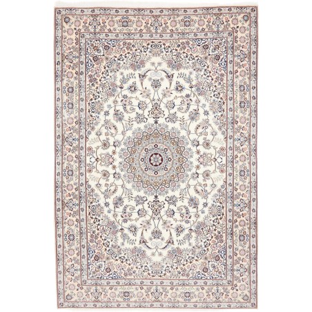 Tappeto Nain 9La Persia bianco grigio 203x303