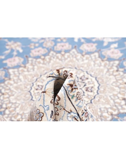 Tappeto Nain 9La Persia bianco grigio 250x348