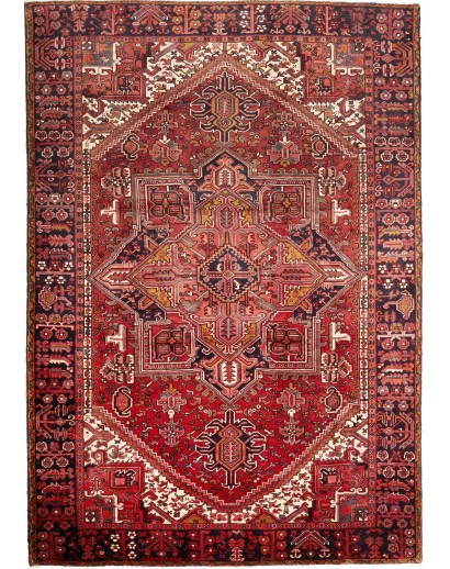 Tappeto Gorawan Persia marrone giallo 243x347