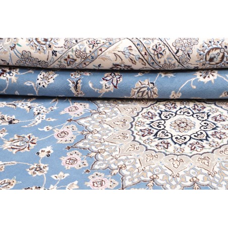 Tappeto Nain 9La Persia bianco grigio 250x348