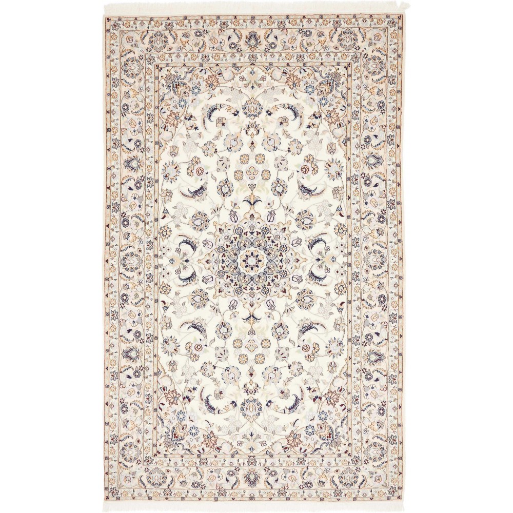 Tappeto Nain 9La Persia bianco grigio 161x258