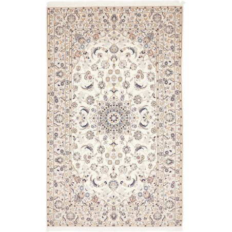 Tappeto Nain 9La Persia bianco grigio 161x258