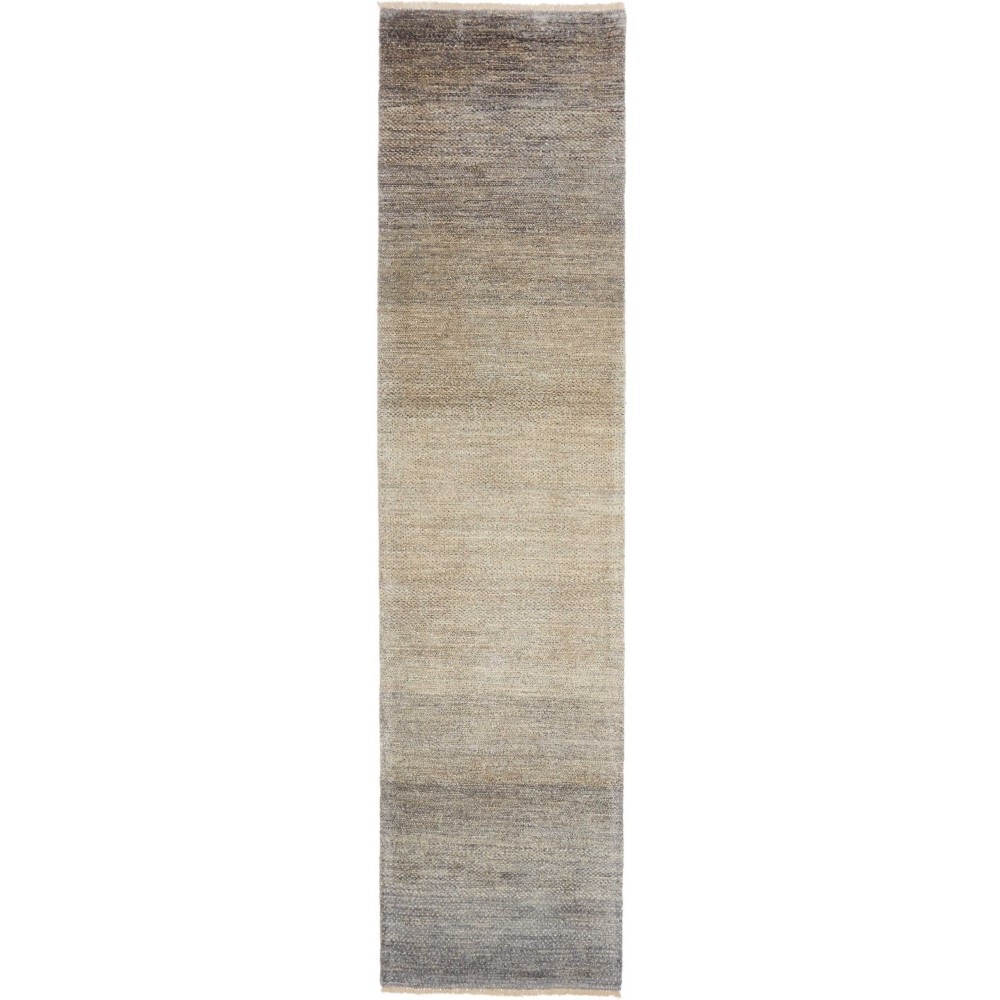Tappeto Shayan Pakistan marrone verde 77x309