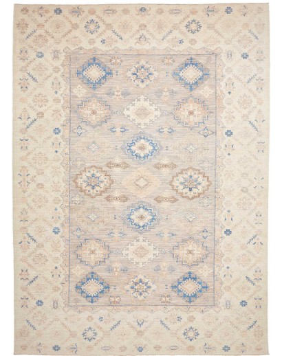Tappeto Kazak Fine Pakistan bianco 269x367