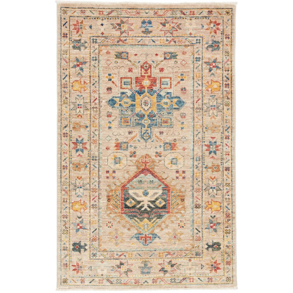 Tappeto Tribal Pakistan marrone beige 81x128