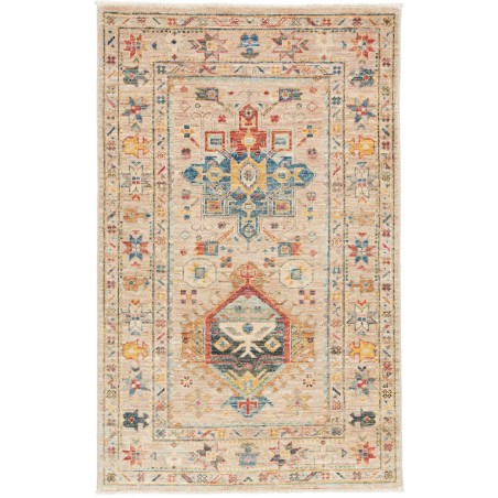 Tappeto Tribal Pakistan marrone beige 81x128
