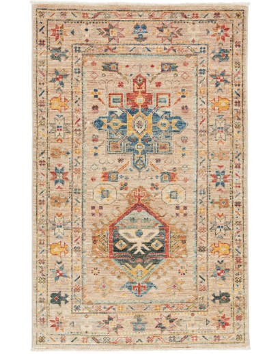 Tappeto Tribal Pakistan marrone 79x125