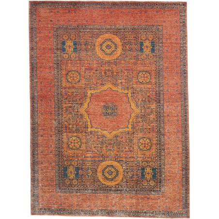 Tappeto Mamlouk Pakistan rosso grigio 215x293