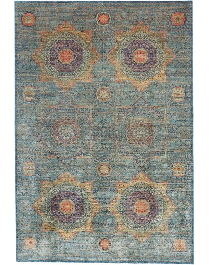Tappeto Mamlouk Pakistan bianco grigio 203x299