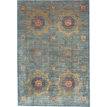 Tappeto Mamlouk Pakistan bianco grigio 203x299