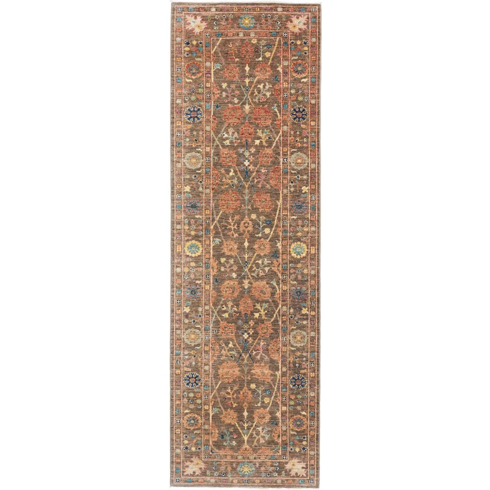 Tappeto Zigler Fine Pakistan bianco grigio 80x257