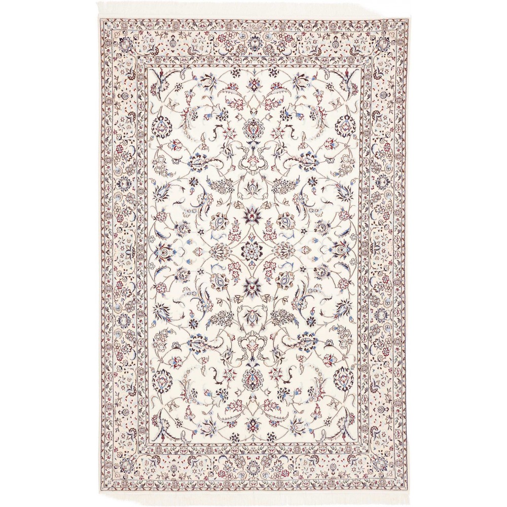 Tappeto Nain 6La Persia bianco grigio 153x231