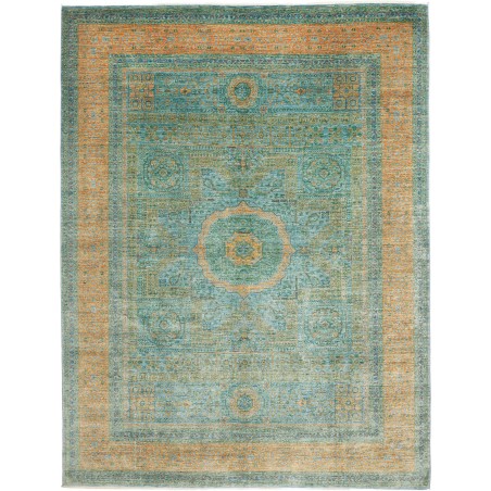 Tappeto Mamlouk Pakistan verde marrone 272x356