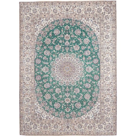 Tappeto Nain 9La Persia beige azzurro 252x350