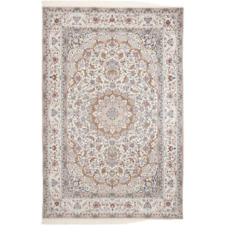 Tappeto Nain 9La Persia bianco azzurro 206x303