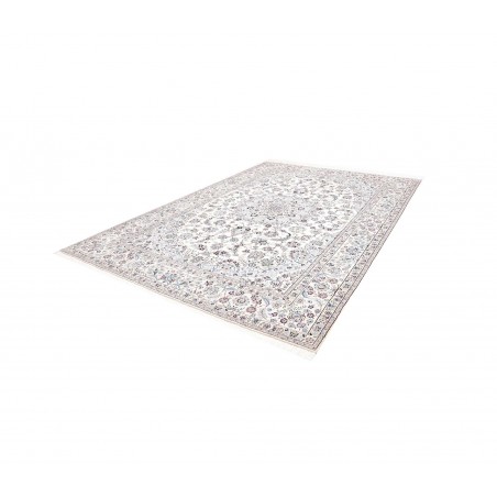 Tappeto Nain 9La Persia bianco grigio 246x348