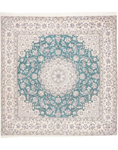 Tappeto Nain 9La Persia bianco grigio 251x253