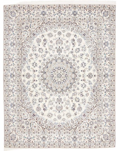 Tappeto Nain 9La Persia bianco grigio 206x257