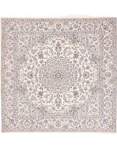 Tappeto Nain 9La Persia bianco grigio 215x210