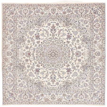 Tappeto Nain 9La Persia bianco grigio 215x210