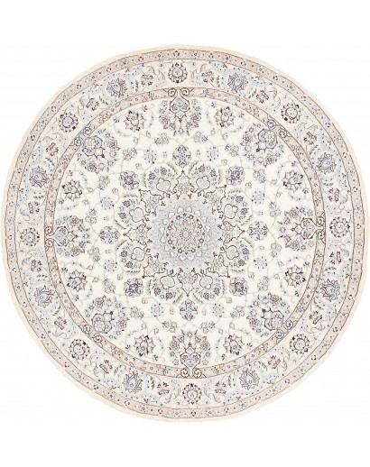 Tappeto Nain 9La Persia bianco beige 205x205