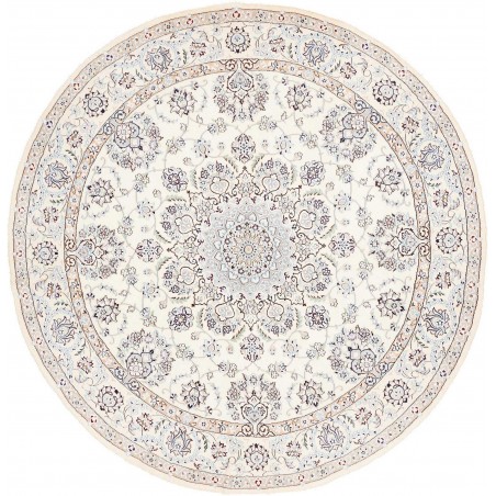 Tappeto Nain 9La Persia bianco beige 205x205