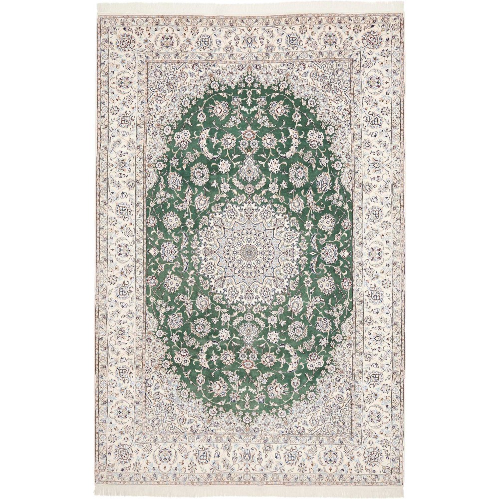 Tappeto Nain 9La Persia bianco grigio 202x308