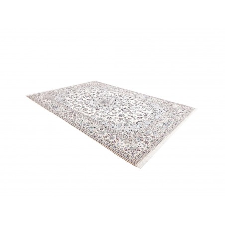 Tappeto Nain 9La Persia bianco grigio 246x348
