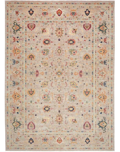 Tappeto Zigler Fine Pakistan marrone grigio 273x370